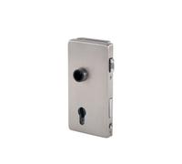 Bohle Alea Glass Door Lock Profile Cylinder, Din Left, 8 - 10 mm, Stainless Steel Look