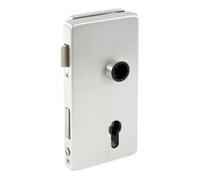 Bohle Alea Glass Door Lock Profile Cylinder, Din Right, 10 mm, Stainless Steel Colour
