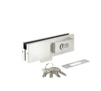 Bohle Corner Lock Us 10, Flat Bolt, Profile Cylinder, Brushed Stainless Steel