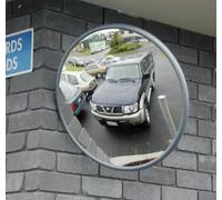 Bohle Mirror, Heavy Duty, 600 mm - Heavy Duty Convex Mirror. Impact-Resistant, High Performance, Silvered Acrylic Face.