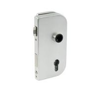 Bohle Olis Glass Door Lock Profile Cylinder, Din Right, 8 - 10 mm, Aluminium Colour
