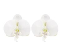 Boho 3D Flower Dangle Earrings for Women Exaggerated Large Butterfly Orchid Floral Statement Charms Drop Lightweight Elegant Dangling Wedding Birthday Beach Jewelry Gifts, M, Metal, No Gemstone