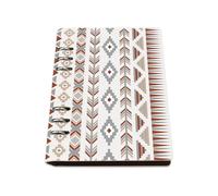 Boho A5 Notebook, Pu Leather Notebooks, Lined Paper A5 Notebook Lined 180Pages/90Sheets, School Book for Journaling Writing, Jotter for Meeting, Study Essentials Women Man