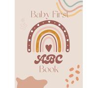 Boho ABC Coloring book for Baby Shower Alphabet Book: Baby’s First ABC Book: Rainbow Baby Shower Coloring Book Theme