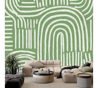 Boho Abstract Photo Wallpaper 150 x 105 cm - Non-Woven Art Print Minimalist Line Wall Mural Decoration, Large Mural Wallpaper for Bedroom Living Room TV Backdrop Office