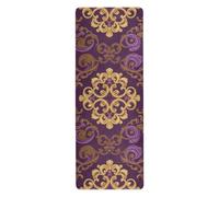 Boho Ancient Music Sign yoga mat bag for home printed, non slip, hot yoga towel non slip with bags tapete para ejercicio 71x26 inches