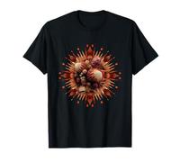 Boho Autumn Flower Mandala Rustic Protea Bloom T-Shirt