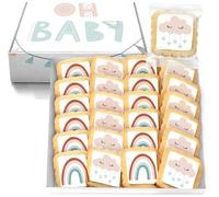 Boho Baby Cookies Individually Wrapped Party Favors Baby Shower 24 Pack Bulk for Kid