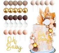 Boho Baby Shower Cake Decoration Oh Baby Cake Topper Gender Reveal Cake Toppers Baby Shower Party Supplies Gender Reveal Party Supplies
