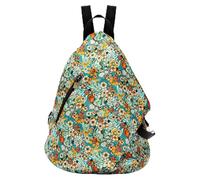 Boho Backpack for Women, Small Lightweight Colorful Daypack for Travel, 53 | Hand-drawn print, fun and water-repellent, fits a 13-inch laptop with room to spare, five pockets keep essentials organized