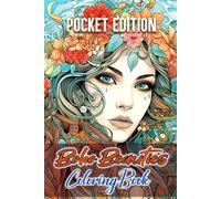 Boho Beauties Coloring Book: Pocket-Sized Edition: 13 (Pocket-Sized Coloring Books by Franklin)