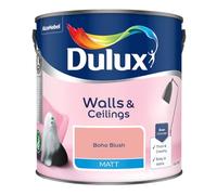 Boho Blush Walls & Ceilings Matt Emulsion Paint 2.5L - Smooth Creamy Finish, Quick Dry, Low VOC, Easy Application for Interior Walls & Ceilings