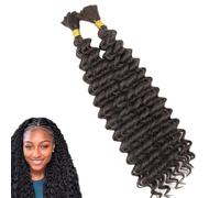 Boho Braids Human Hair Extensions, Curly Braiding Hair with Natural Look, Versatile Styling for Daily Wear and Special Occasions, 22 Inches Length for Enhanced Volume and Elegant Appearance