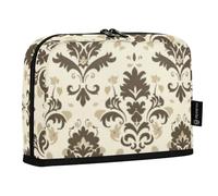 Boho Brown Pattern Pencil Case Organizer Large Capacity Storage Bag Slots Multi-Purpose Bag for Nurse High School cartera para lapices escolares de nina