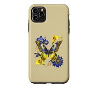 Boho Butterfly Orchid Calla Floral Leopard Print Art Case for iPhone 11 Pro Max