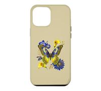 Boho Butterfly Orchid Calla Floral Leopard Print Art Case for iPhone 12 Pro Max