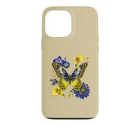 Boho Butterfly Orchid Calla Floral Leopard Print Art Case for iPhone 13 Pro Max