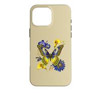 Boho Butterfly Orchid Calla Floral Leopard Print Art Case for iPhone 16 Pro Max