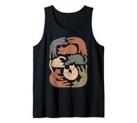Boho Cat Relaxing Feline Dreamy Harmony Tank Top