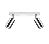 BOHO Ceiling Lamp Plafond RING 2 STEEL CHROME GU10 LED SOLLUX LIGHTING Bedroom