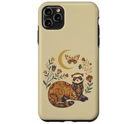 Boho Celestial Ferret Moon Floral Case for iPhone 11 Pro Max
