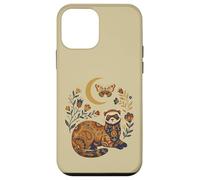 Boho Celestial Ferret Moon Floral Case for iPhone 12 mini