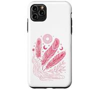 Boho Chic Celestial Feather Moon Sun Mystic Lover Case for iPhone 11 Pro Max