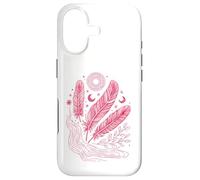 Boho Chic Celestial Feather Moon Sun Mystic Lover Case for iPhone 17