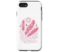 Boho Chic Celestial Feather Moon Sun Mystic Lover Case for iPhone SE (2020) / 7/8