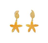 Boho Chic Gold Stud Earrings, 18K Plated Zircon Earrings for Women, Hypoallergenic Free-Spirited Gift