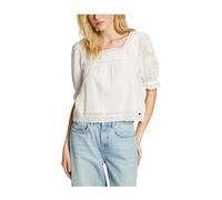 Boho-Chic Lace Blouse Everly- female- Pepe Jeans- Blouses- White- XS- Blouses & Shirts XS