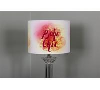 boho chic lettering on beautiful watercolor background ceiling lamp shade Benjamin Tate Design Natural One Size