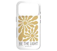 Boho Christian Be The Light Matthew 5:14 Bible Verse Floral Case for iPhone 17 Pro