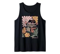 Boho Christian Dad Fathers Day Fatherhood is Kingdom Work Tank Top