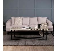 Boho Coffee Table - Black Bone Inlay