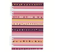 Boho Colorful Journal Notebook, A5 Single Subject Spiral Notebook 60 Pages, Lined School Notebooks, Journal for Women Womens Journals for Writing Christian Work Supplies Notebooks High School Girls