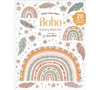Boho: Coloring Book: Color-Your-Own Gallery Wall Art