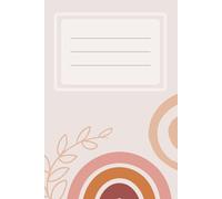 Boho Composition Journal: Aesthetic Boho Composiotion Notebook for Girls; Blank Lined Paper - Beautiful Pink Pastel Colors - Perfect for Gift