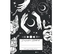 Boho Composition Notebook: Boho mystical halloween notebook gift for girls. Quirky Girls Boho notebook for school.
