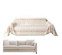 Boho Couch Covers for Sofa | 118x71 Inch Reversible Loveseat Protective Supplies | L Shape Couch Slipcover | for Renters Apartment Homeowners Living Room Bedroom Study Office Home Hotel Studio