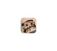 Boho Crystal Bracelet for Women Adjustable Beaded Jewelry with Natural Stone Charms Ethnic Festival Accessories for Summer Outfits & Special Occasions, Metal, no gemstone