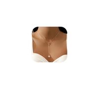Boho Crystal Star Y Lariat Necklace CZ Star Y Drop Necklace Chain Gold Circle Lariat Necklace Eight Awn Star Choker Necklace, Star, No Gemstone