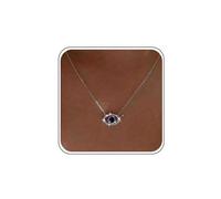 Boho Cz Tiny Evil Eye Necklace Silver Rhinestone Dainty Evil Eye Pendant Necklace Charm Small Crysta Blue Eye Protection Choker Simple Thin Chain Cute Delicate Minimalist Jewelry Women Prom Party