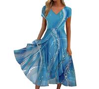 Boho dress, women's summer dress, party wear, loose dresses, summer dress 42, country house dresses, summer dress women's blue, summer dress long black, dark blue summer dress, x-1-sky blue, 4XL