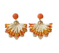 Boho Earrings Bohemian Floral Zinc Alloy Vacation Jewelry