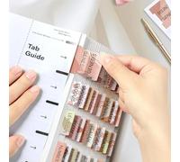 Boho Earthy Tone Bible Tabs for Journaling, 90PCS Abstract Pattern Pre-Printed & Blank Index Tabs with Guide, Self-Adhesive Scripture Book Markers for Easy Navigation, "Delight in the Lord" Design