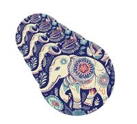 Boho Elephant Car Air Freshener Cards Set of 4 Pieces Long Lasting Hanging Scented Cards Auto Aromatherapy Tablets Personalized Car Fresheners Gifts for Men Women - Lavender Scent