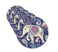 Boho Elephant Car Air Fresheners Cards Set of 4 Pieces Personalized Car Fresheners Gifts for Men Women Auto Aromatherapy Tablets Hanging Scented Cards for Wardrobe Bathroom