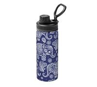 Boho Elephant Printing Print 18oz Sports Insulated Kettle Versatile Travel Bottle for Basketball Outdoor