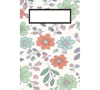 Boho Floral College Lined Notebook: 100 Pages | 6x9 inches | Composition Notebook | Floral Journal